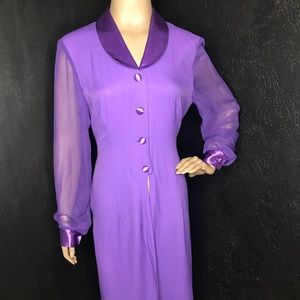 Vintage Duster with Sheer Sleeves